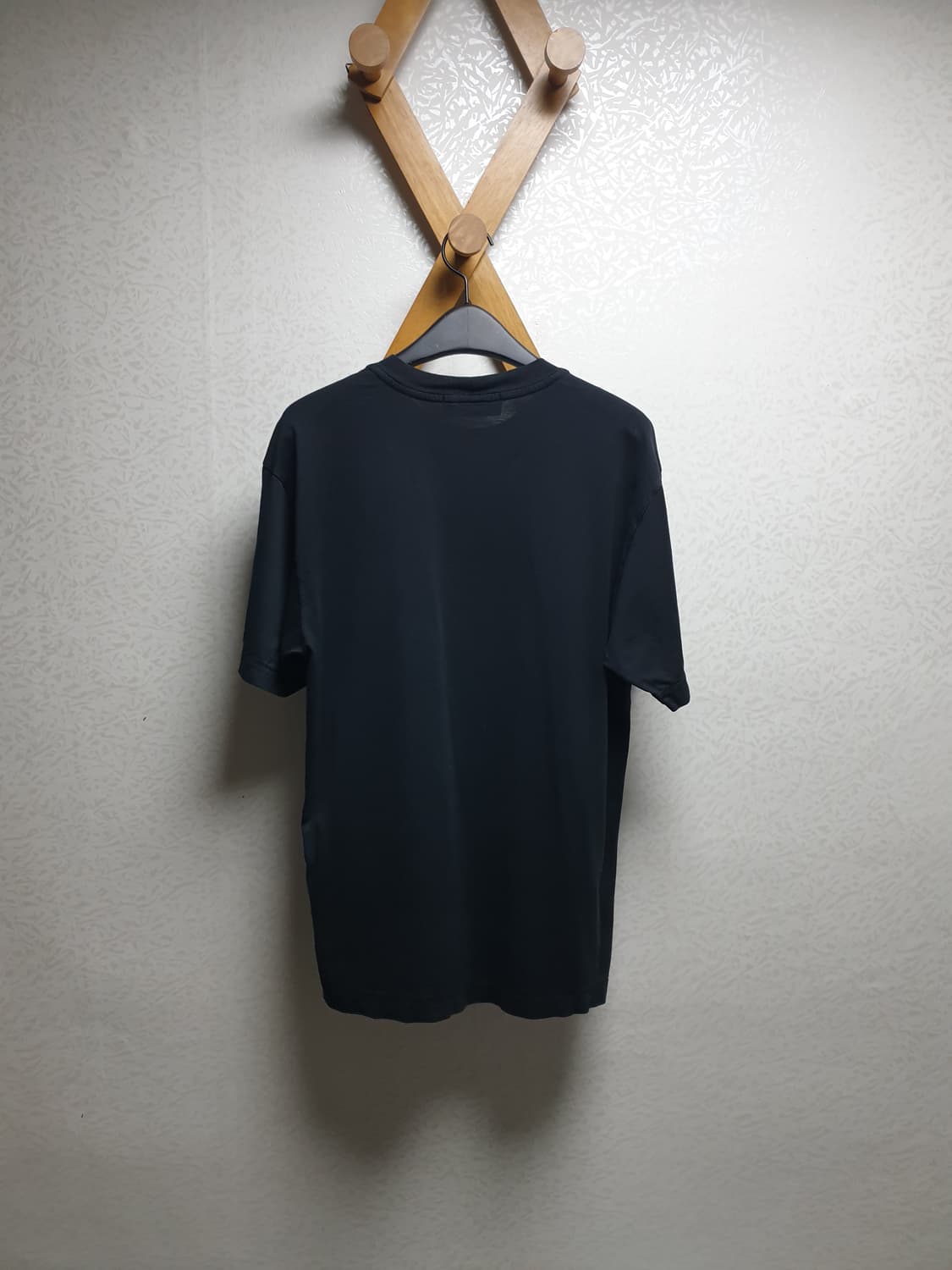 [90~95] 스톤아일랜드 블랙 반팔 티셔츠 상품이미지6