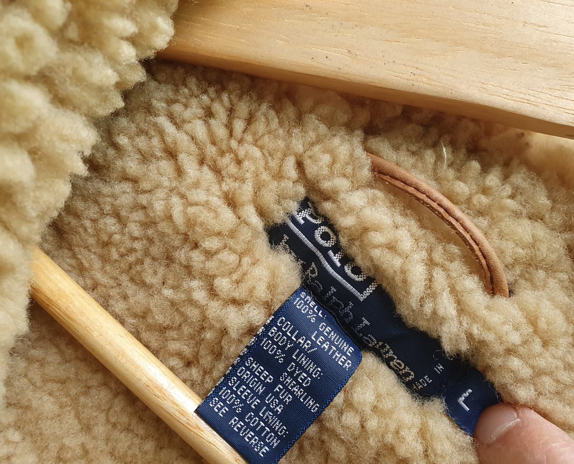 폴로랄프로렌 에비에이터 시어링 가죽자켓 상품이미지8