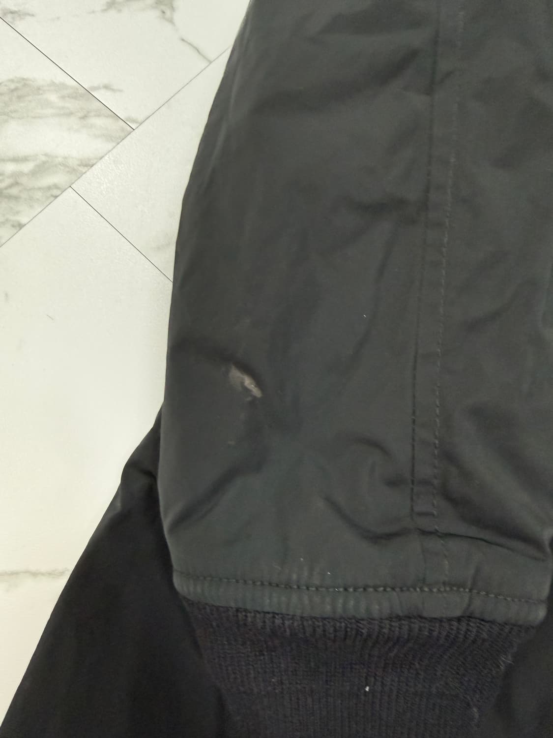 디젤 레더 포켓 롱 MA-1 플라이트 자켓 상품이미지5