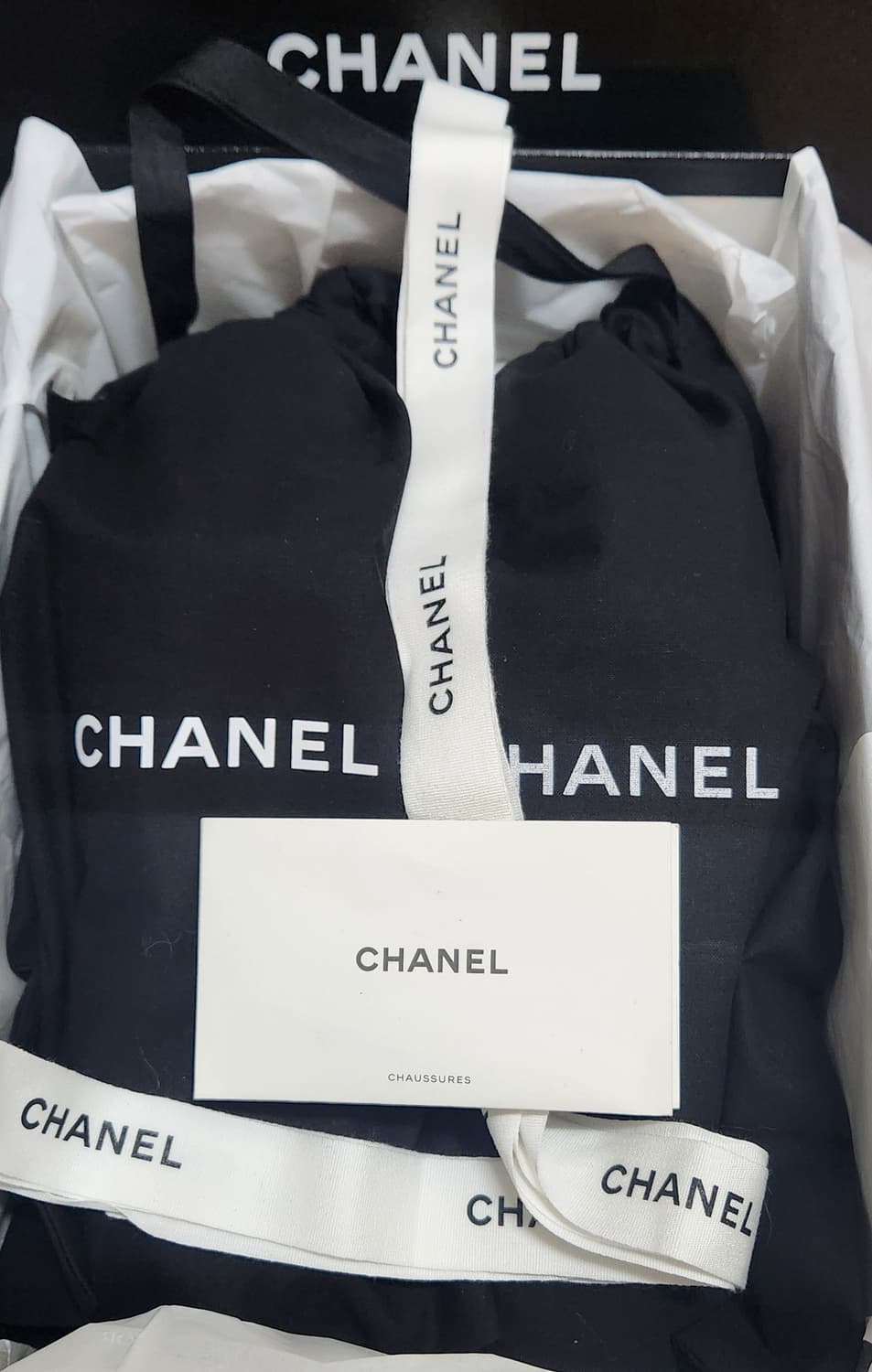 [정품 ] 샤넬 CC로고 스니커즈 운동화 클로스 베이지 가죽 39 한정판 상품이미지8