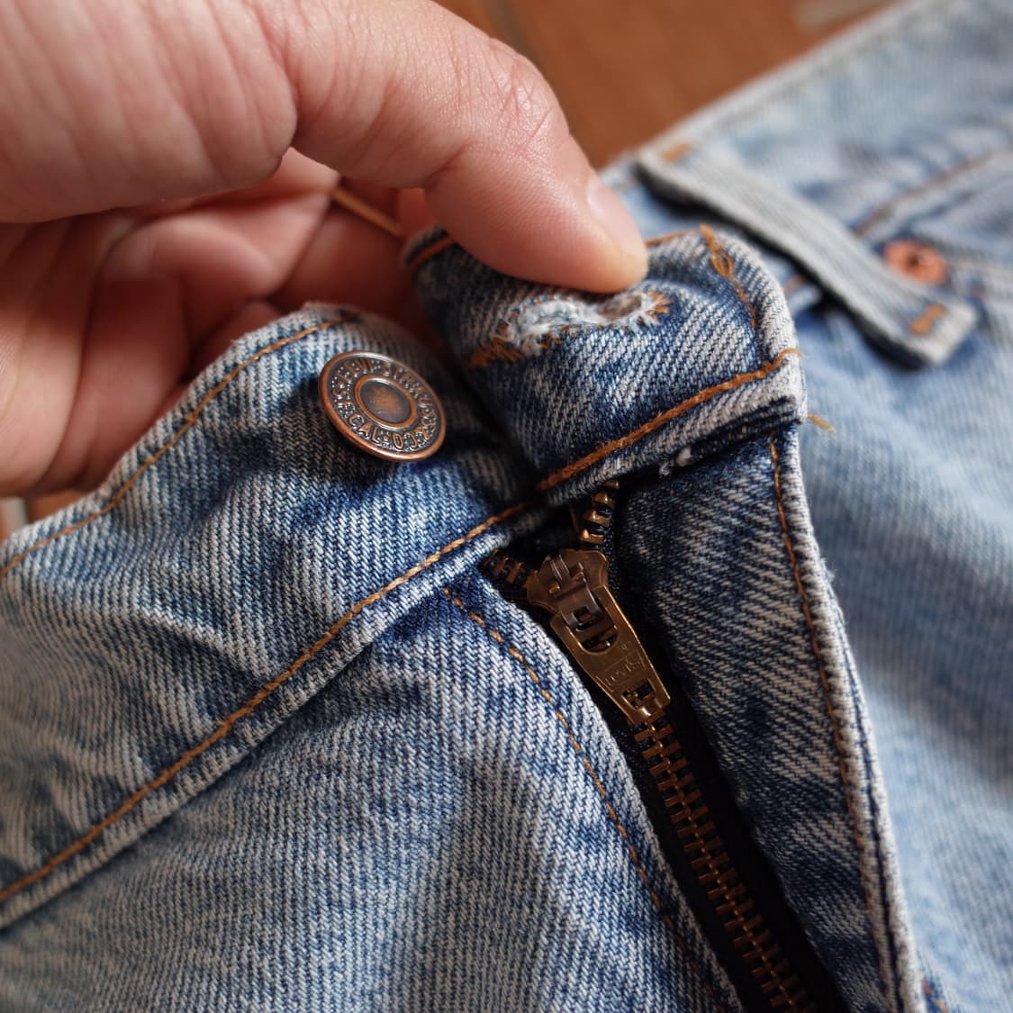 90’s Levi’s 550 usa orange tab denim 상품이미지6