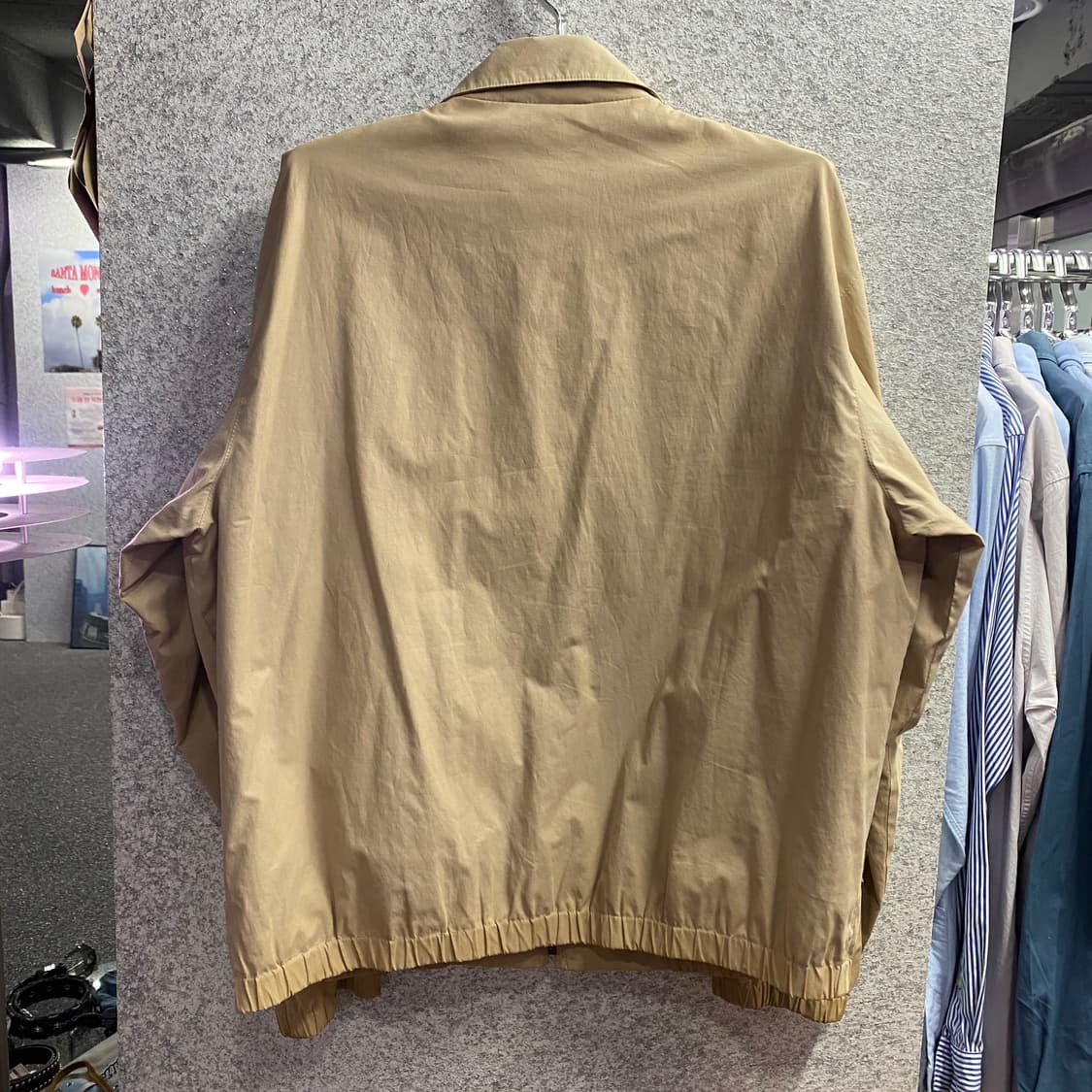 버버리 베이지 클래식 블루종 자켓 B3763 상품이미지5