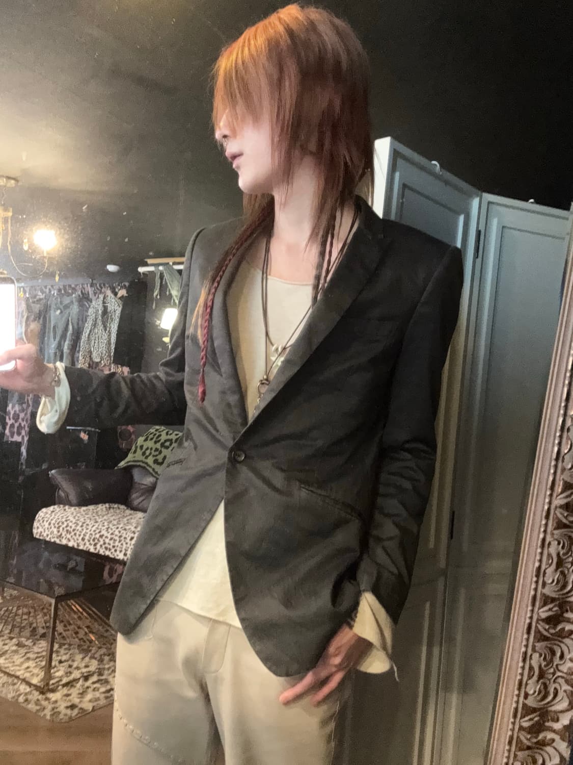 5351 pour les hommes one botton jacket 상품이미지10