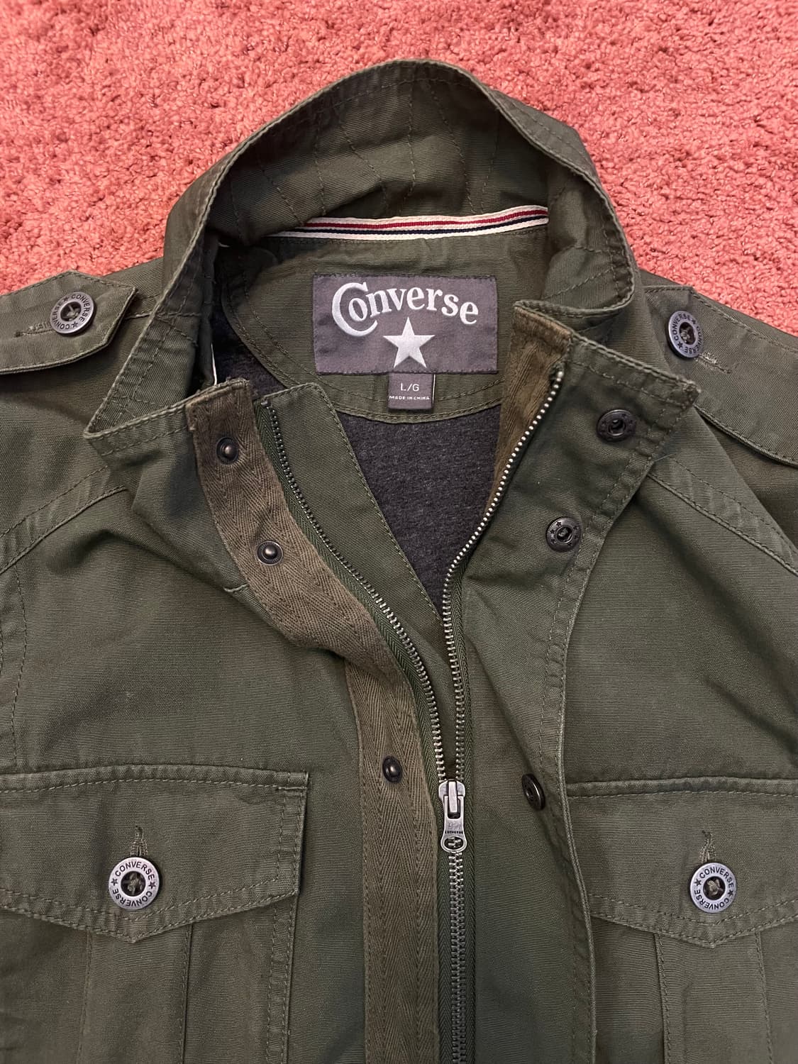 컨버스(Converse) 밀리터리 필드 자켓 카키 (야상) 상품이미지2