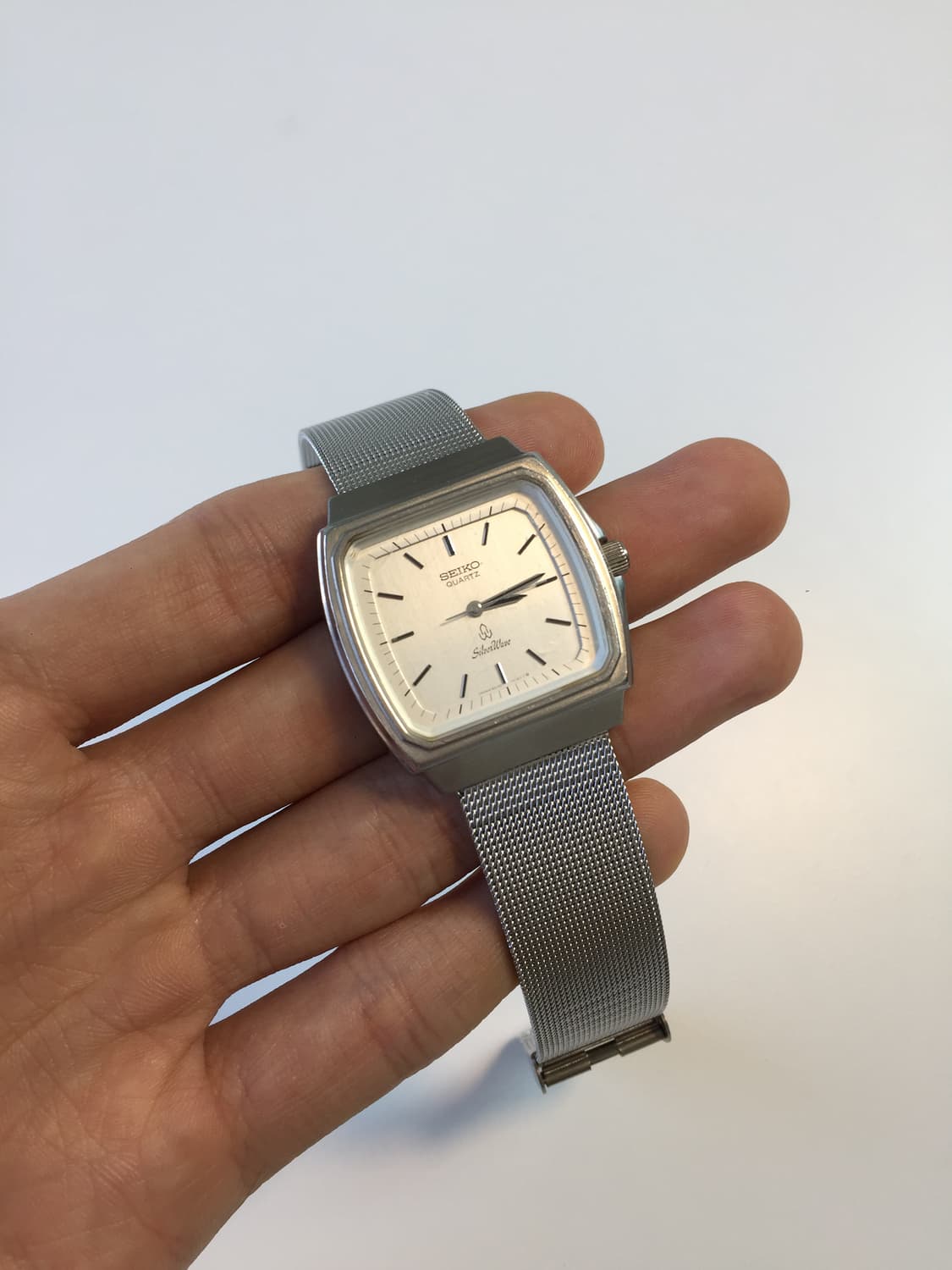 80s seiko silver wave square ver.2 상품이미지4