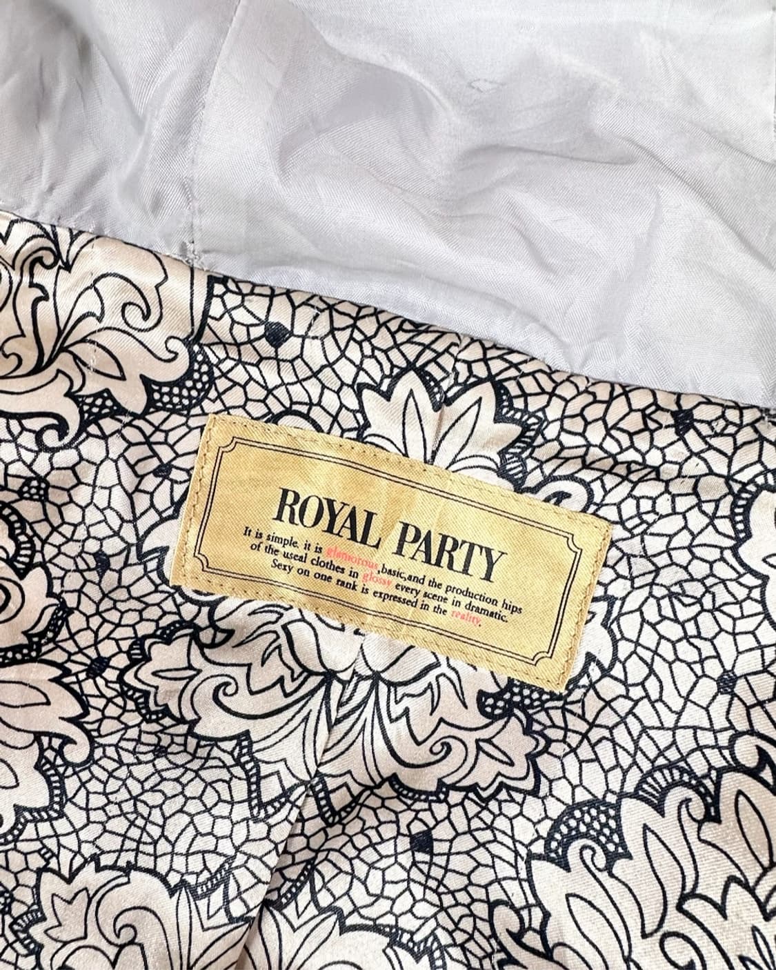 Royal Party 라쿤퍼 울 후드코트 상품이미지3