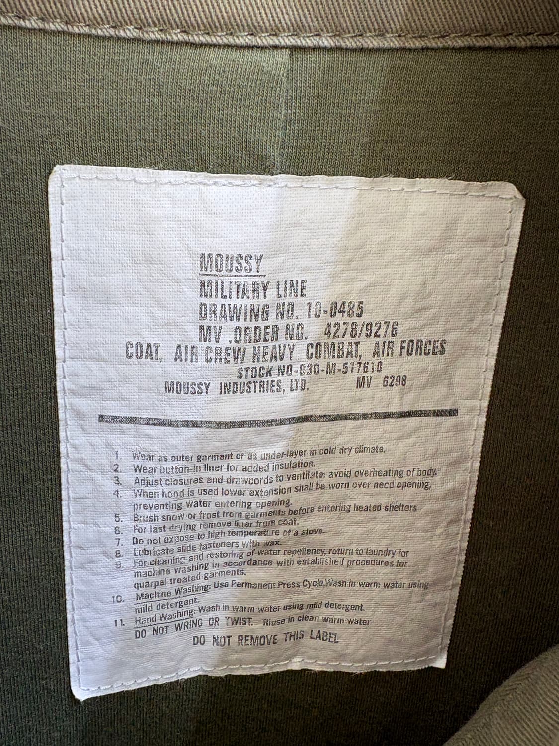 MOUSSY 자켓 상품이미지6