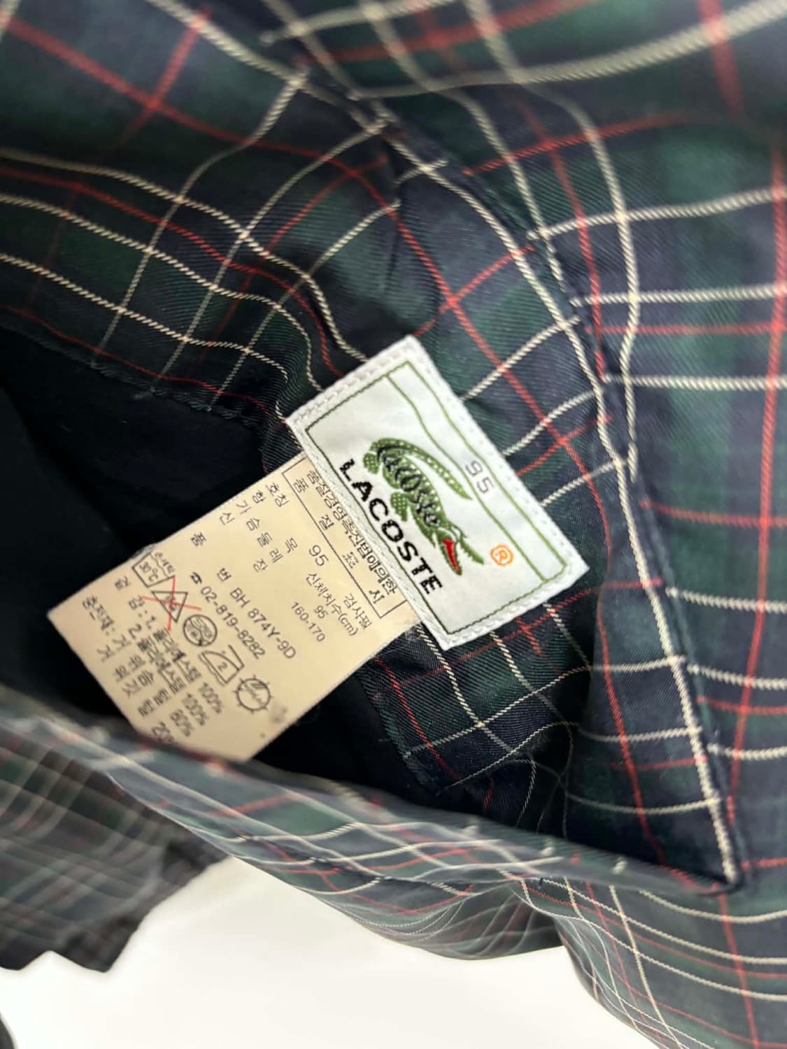 [95] 라코스테 리버서블 양면 다운 자켓 패딩 상품이미지7