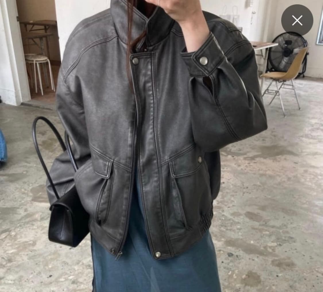 런던플랏 바이커 워싱 자켓 상품이미지1