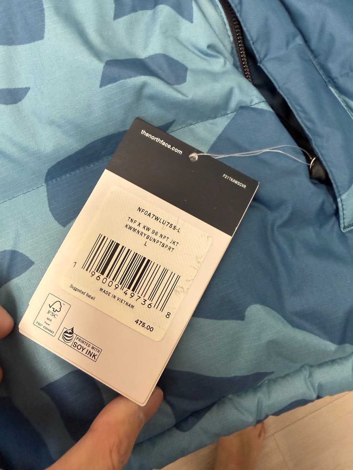 (L) 노스페이스 카우스 눕시 몬터레이 블루 상품이미지2