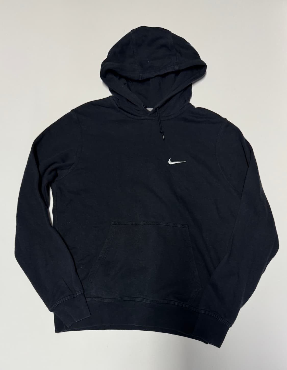 나이키 솔로 스우시 블랙 기모 후드티 M ~ L 상품이미지1