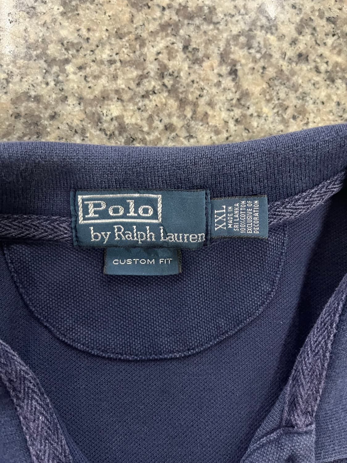 2XL) 1990s Polo RL Big Pony Diagonal PK 상품이미지6