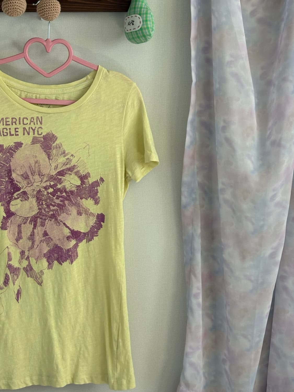 노란 빈티지 티셔츠 상품이미지2