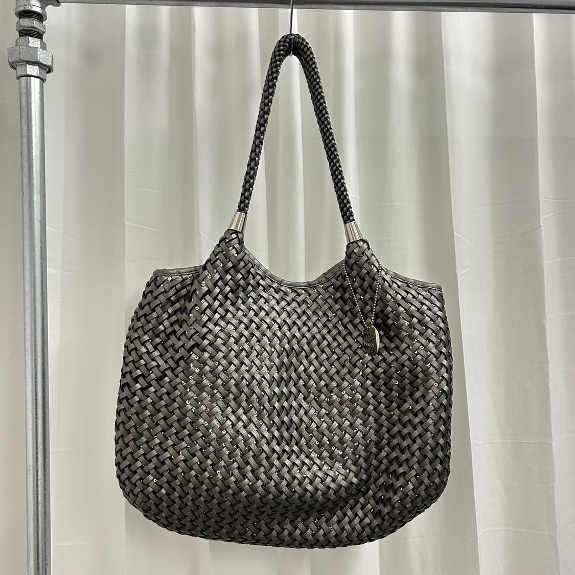 요지 야마모토 YSACCS 레더 매쉬 숄더백 상품이미지1