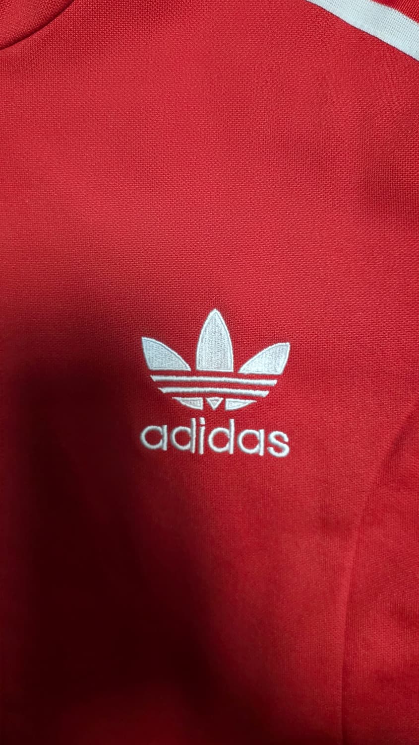 아디다스 유로파 빨강 져지 빅로고 90 상품이미지4