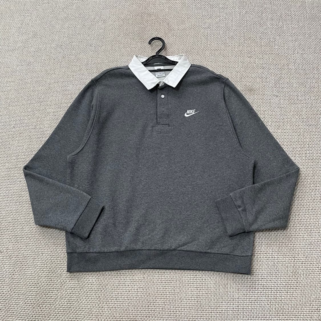 2XL  나이키 기모 긴팔카라 맨투맨 9374 상품이미지1