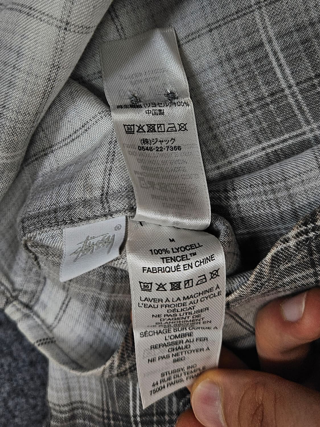 스투시 라지 프린티드 플레이드 매튜 셔츠(급처) 상품이미지5