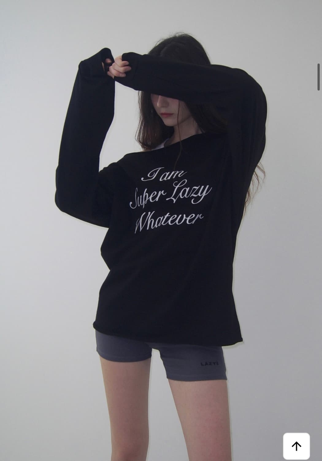 레이지지 오프숄더 롱슬리브 티셔츠 상품이미지3