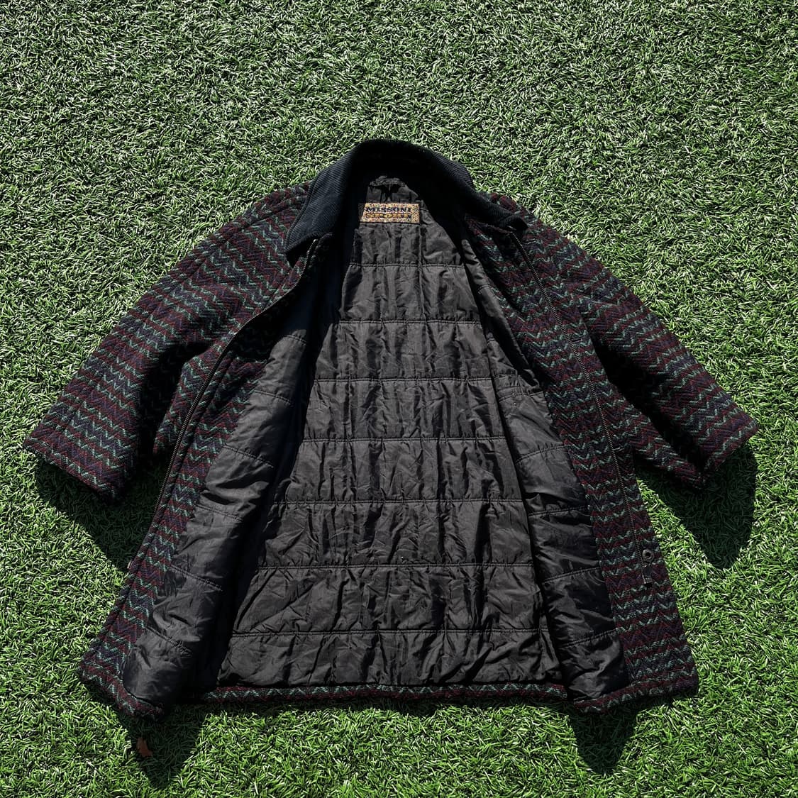 80-90s MISSONI SPORT 빈티지 트위드 코트(실측확인) 상품이미지2