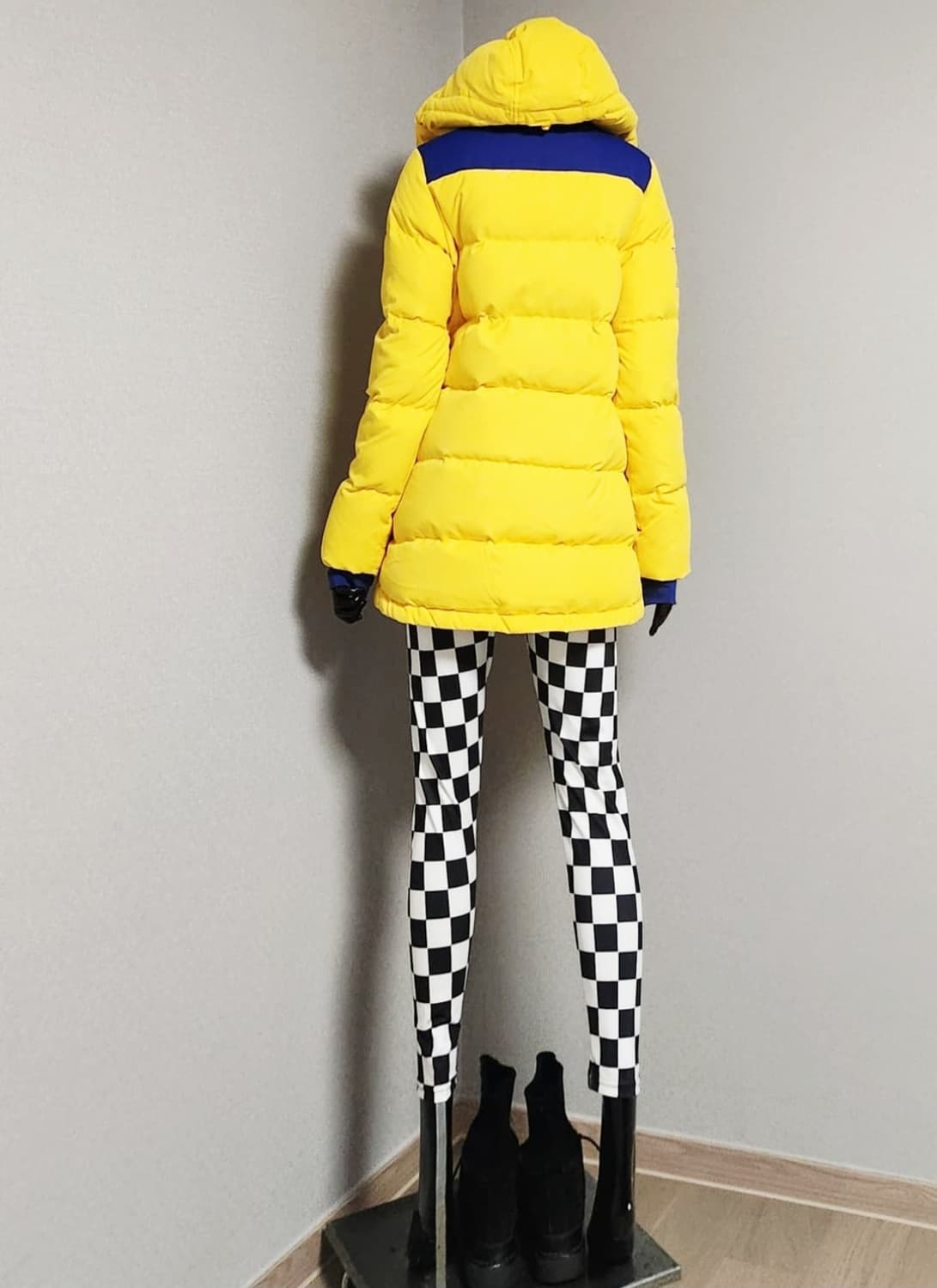 노랑 패딩점퍼  상품이미지4