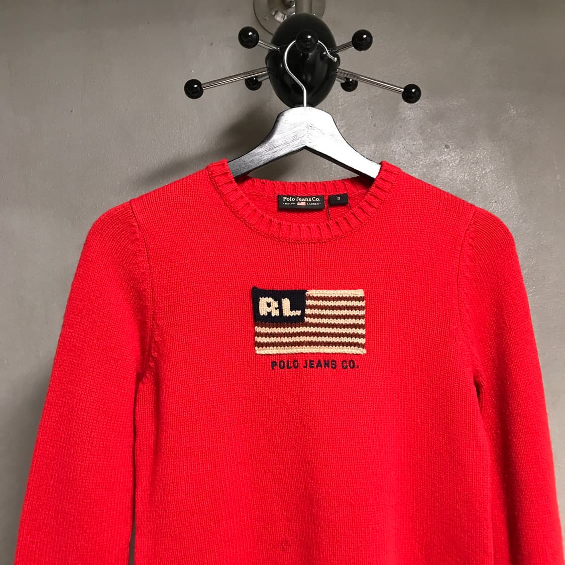 폴로 진스 맨투맨 레드 S(W) 상품이미지2