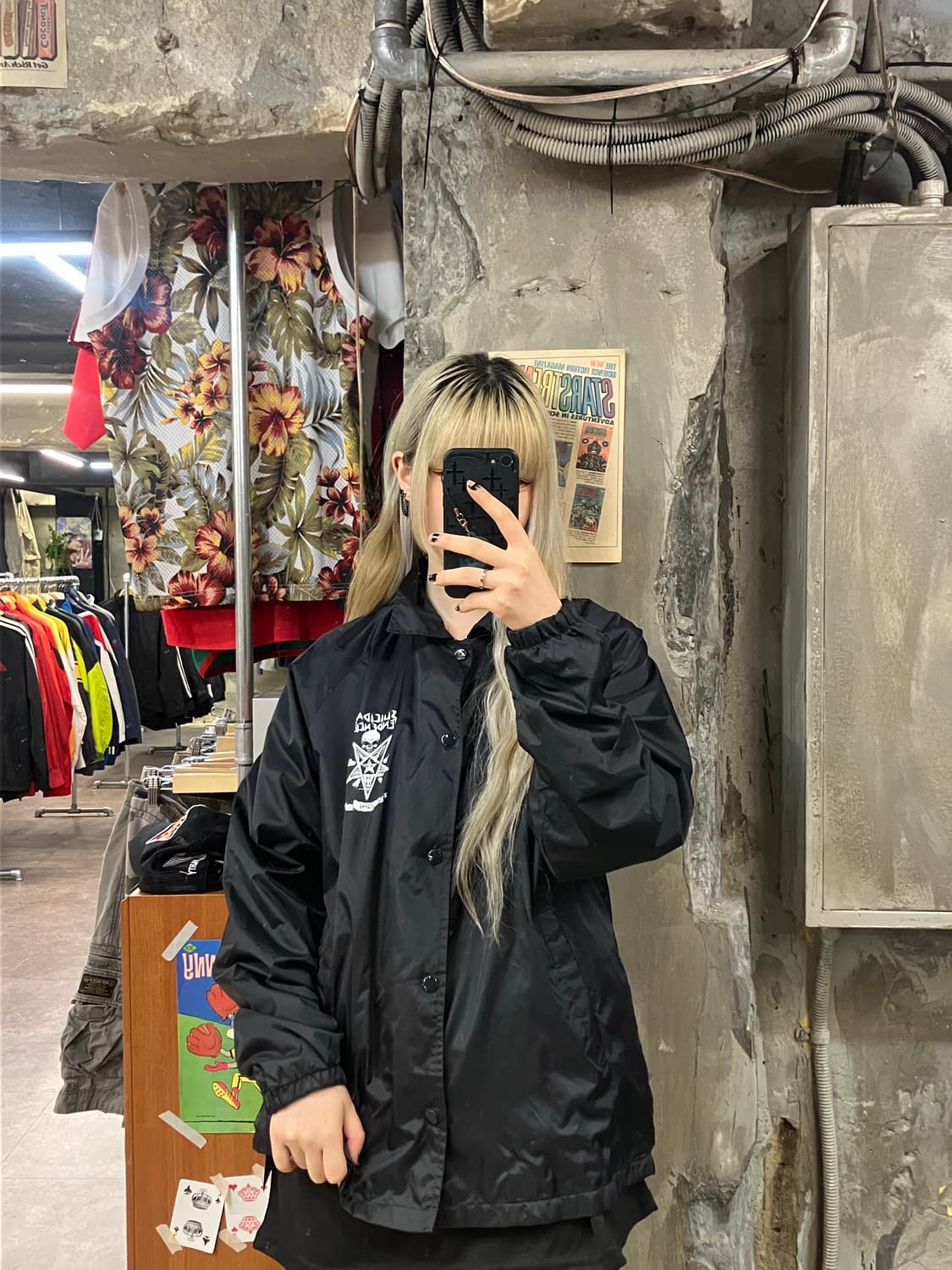 오베이 점퍼 블랙 M  #csz1145 상품이미지2