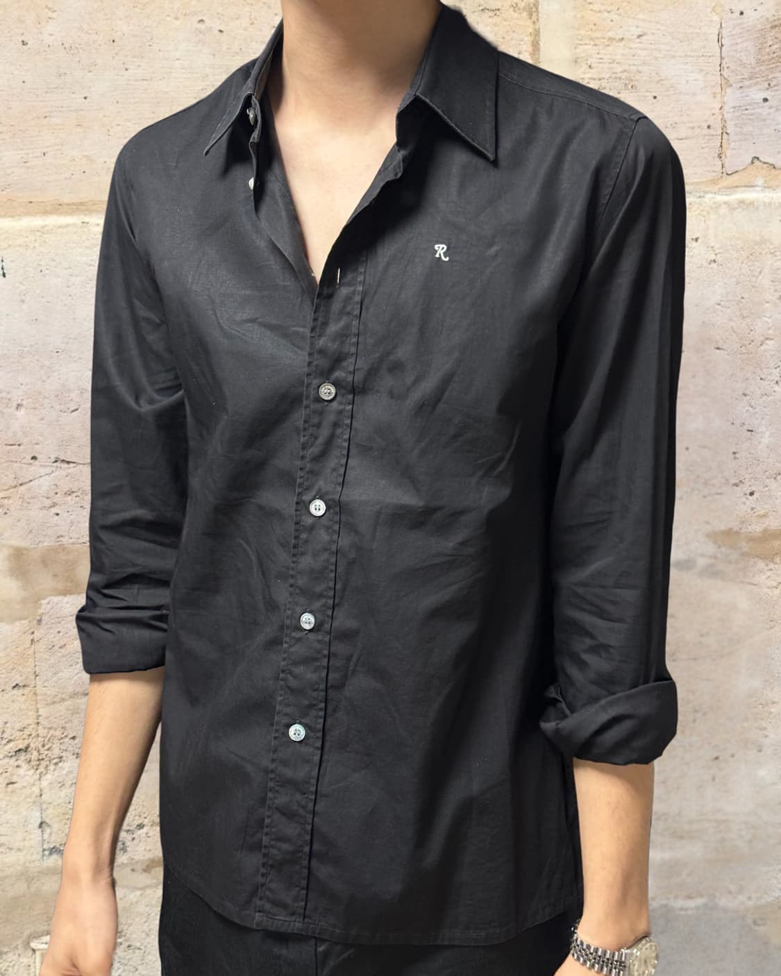 Raf Simons 06AW Black shirt 상품이미지1