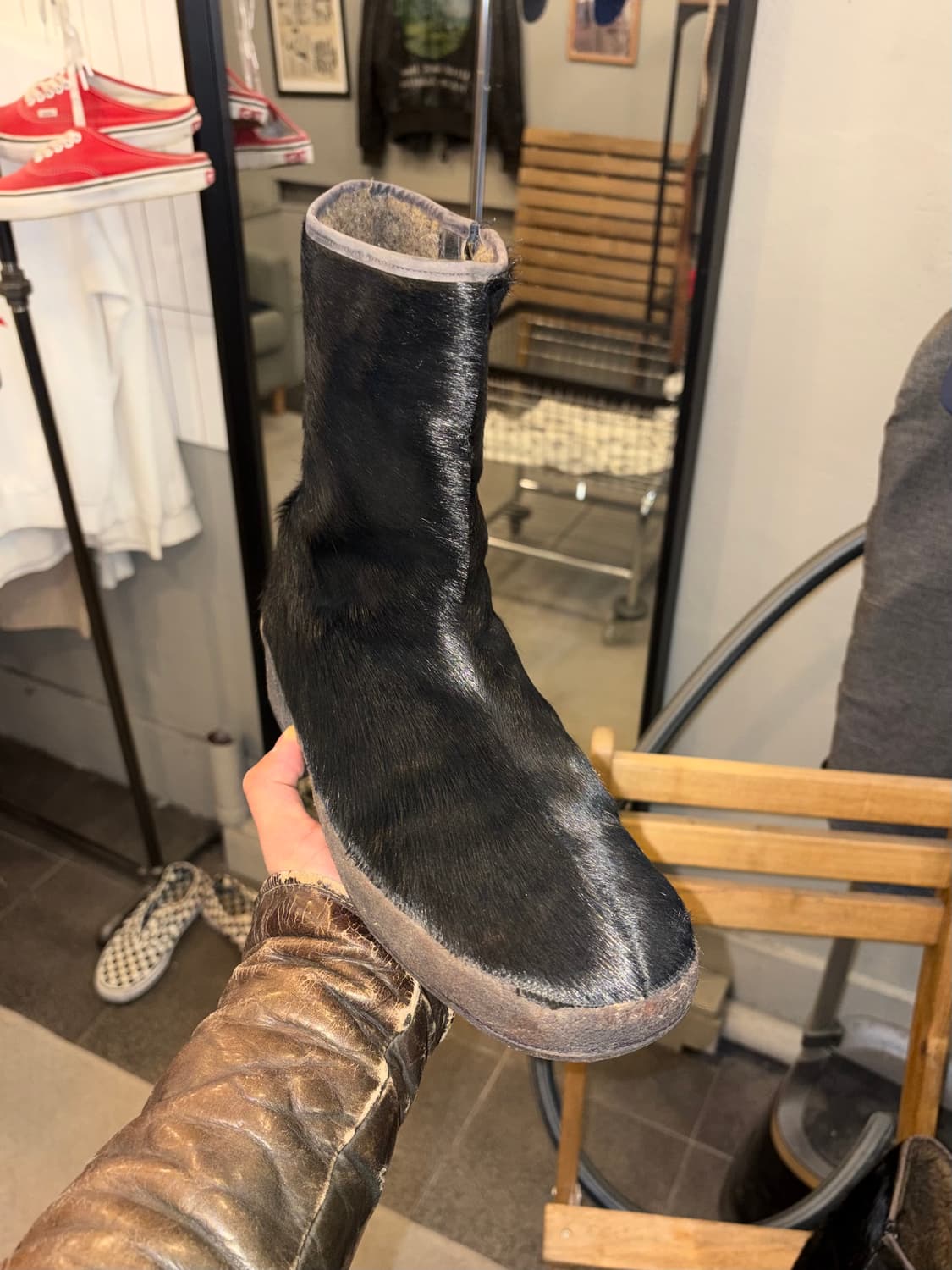 Hair-on Cowhide(Pony hair) American boot 상품이미지6