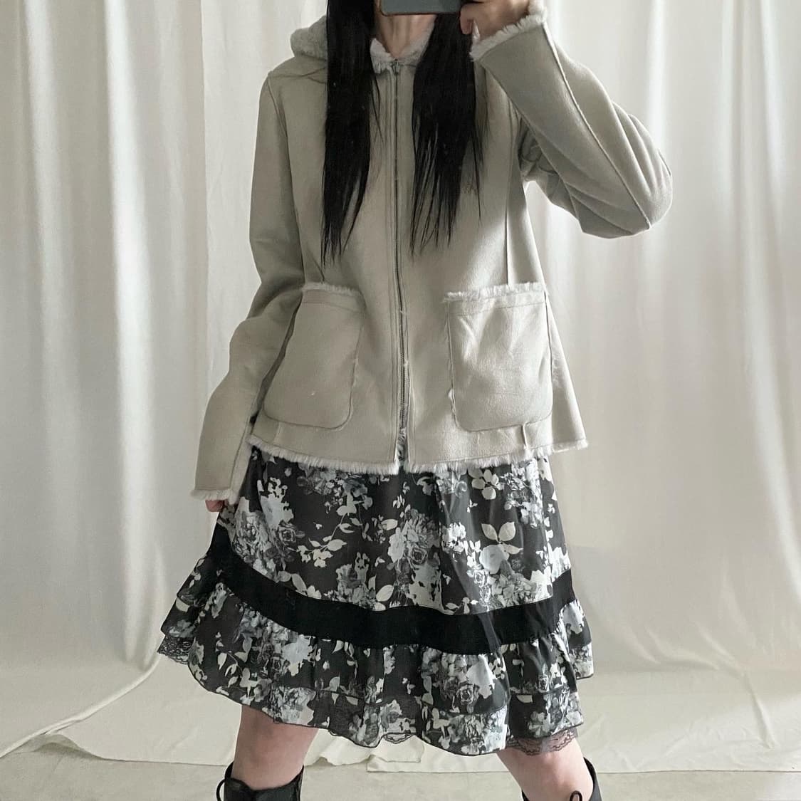 axes femme charcoal dress 상품이미지3