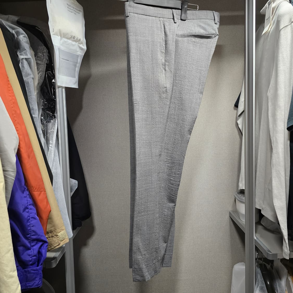 띠어리 시어서커 셋업 도브(그레이) 40/32 상품이미지3