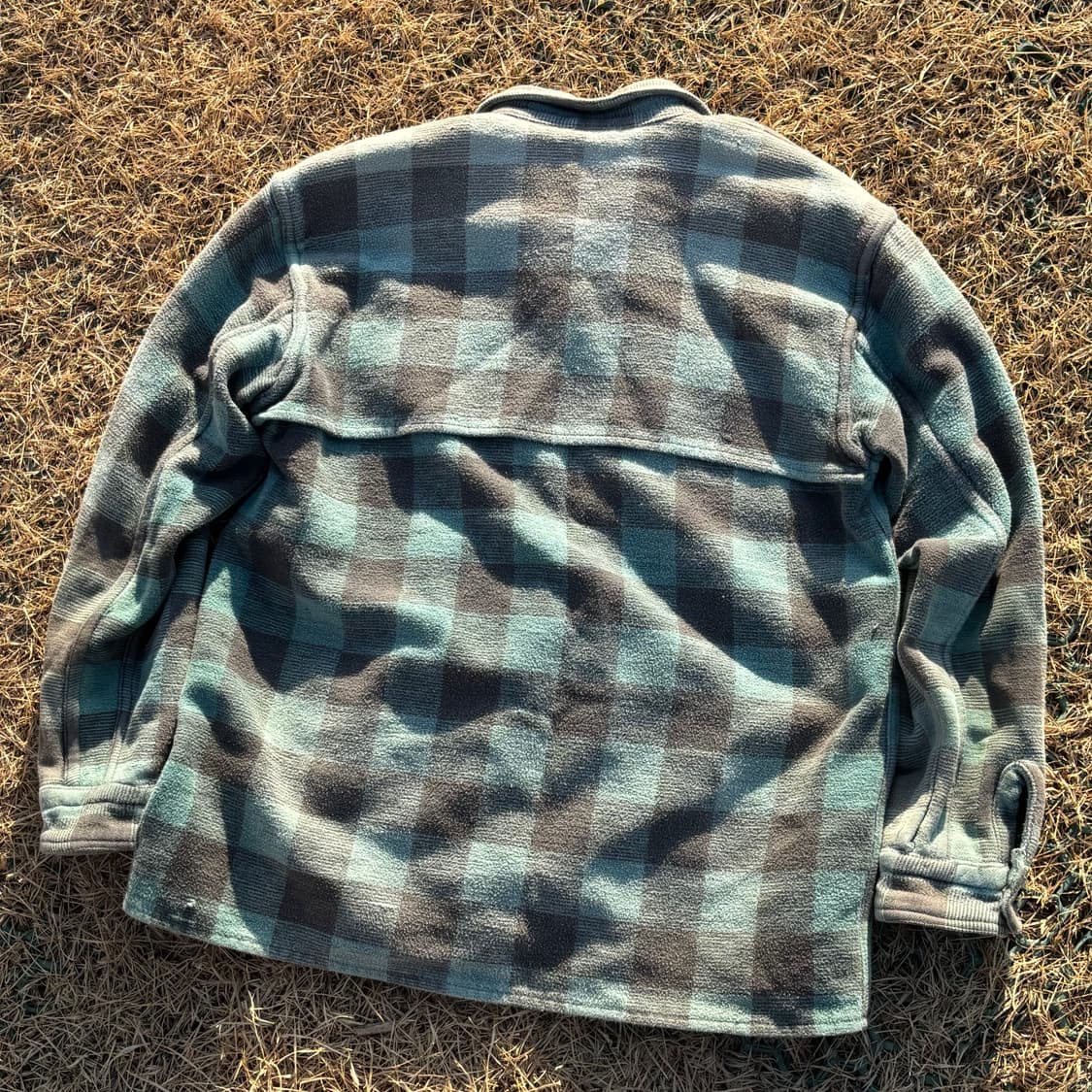 하드페이딩 타탄 체크 셔츠 자켓 상품이미지2