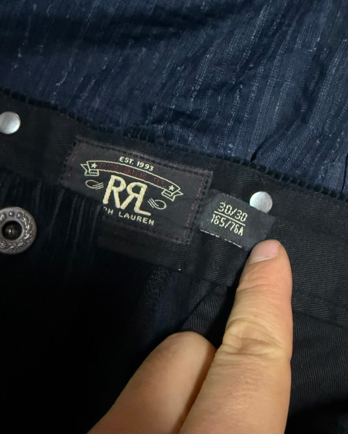 R.R.L 슬림핏 오피서 코듀로이 트라우저 30/30 상품이미지4