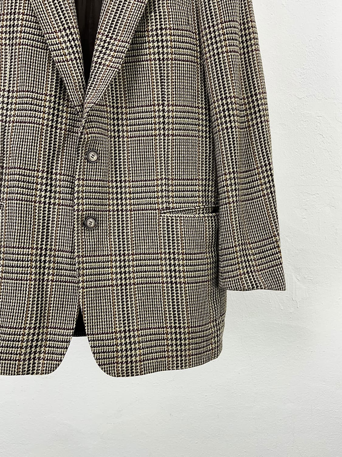 구찌 하운드투스 체크 2b 테일러드 블레이저 자켓 상품이미지5
