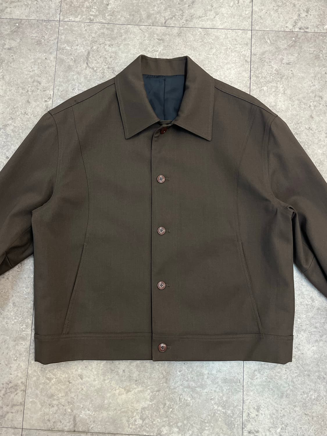 드로우핏 소프트 울 자켓 브라운 M #csz2466 상품이미지4