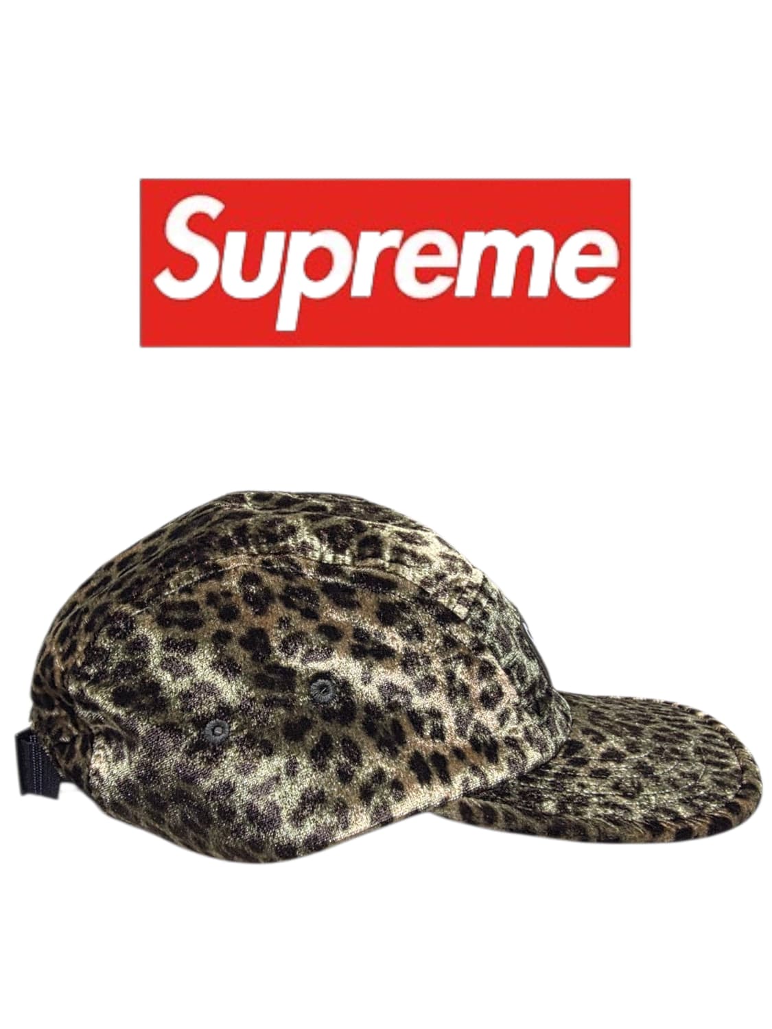 [OS] SUPREME 24SS 슈프림 레오파드 벨벳 캠프캡 올리브 상품이미지5