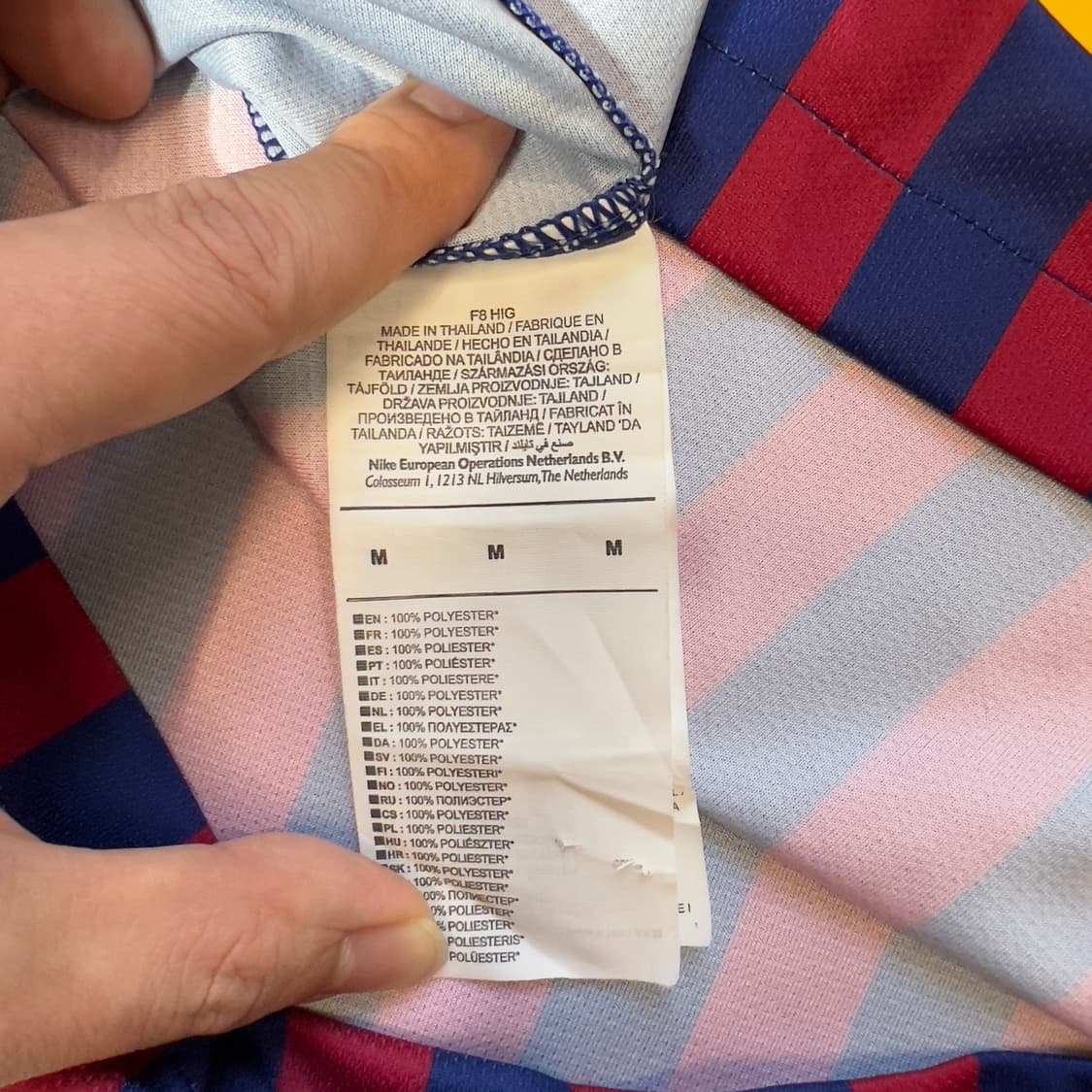 [M]18-19 나이키 FC바르셀로나 메시 유니폼 상품이미지4