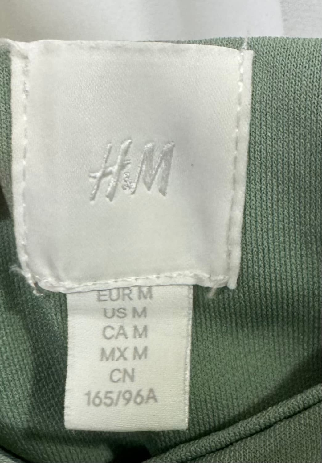 H&M 끈나시 롱 원피스 카키 슬릿 상품이미지9