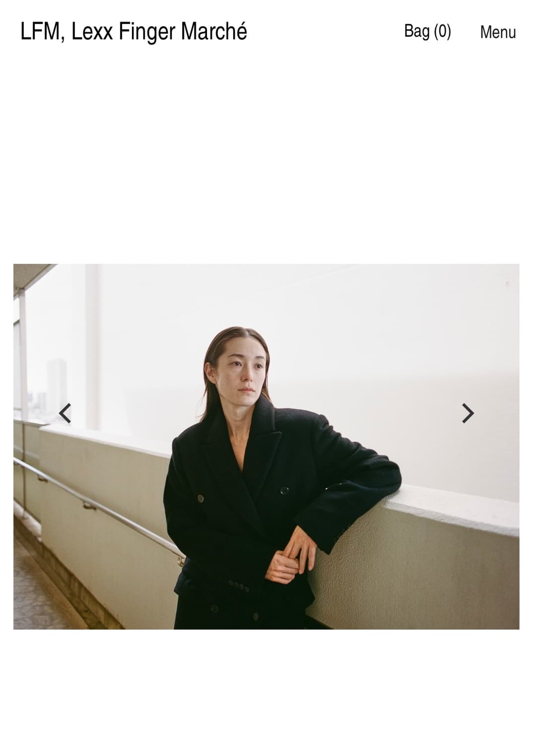 Erica Double Breasted Coat / Black 상품이미지5