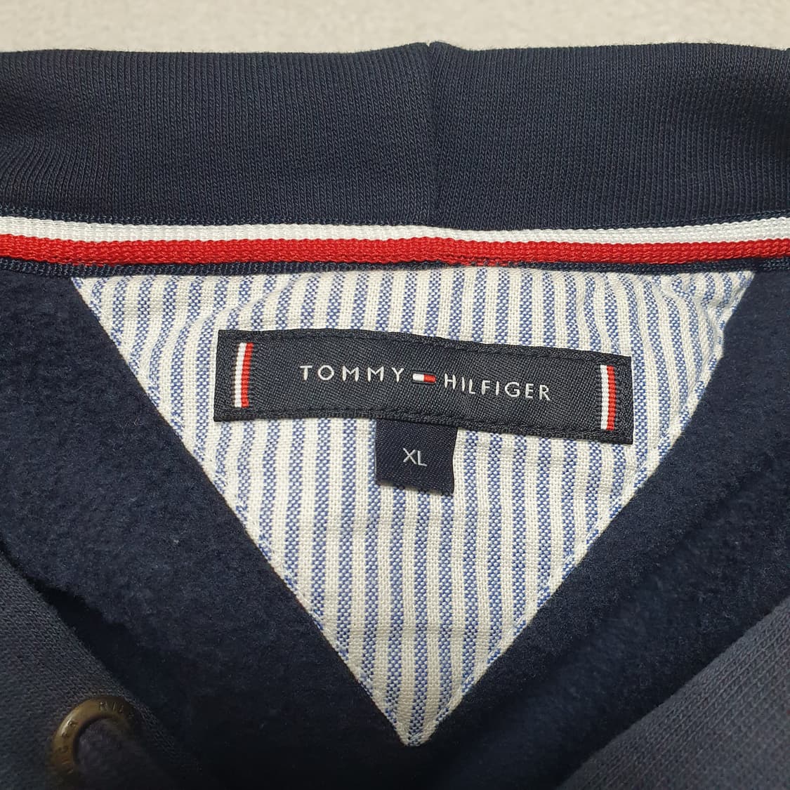 [XL] 일본빈티지 타미힐피거 후드(기모/네이비컬러) 상품이미지3
