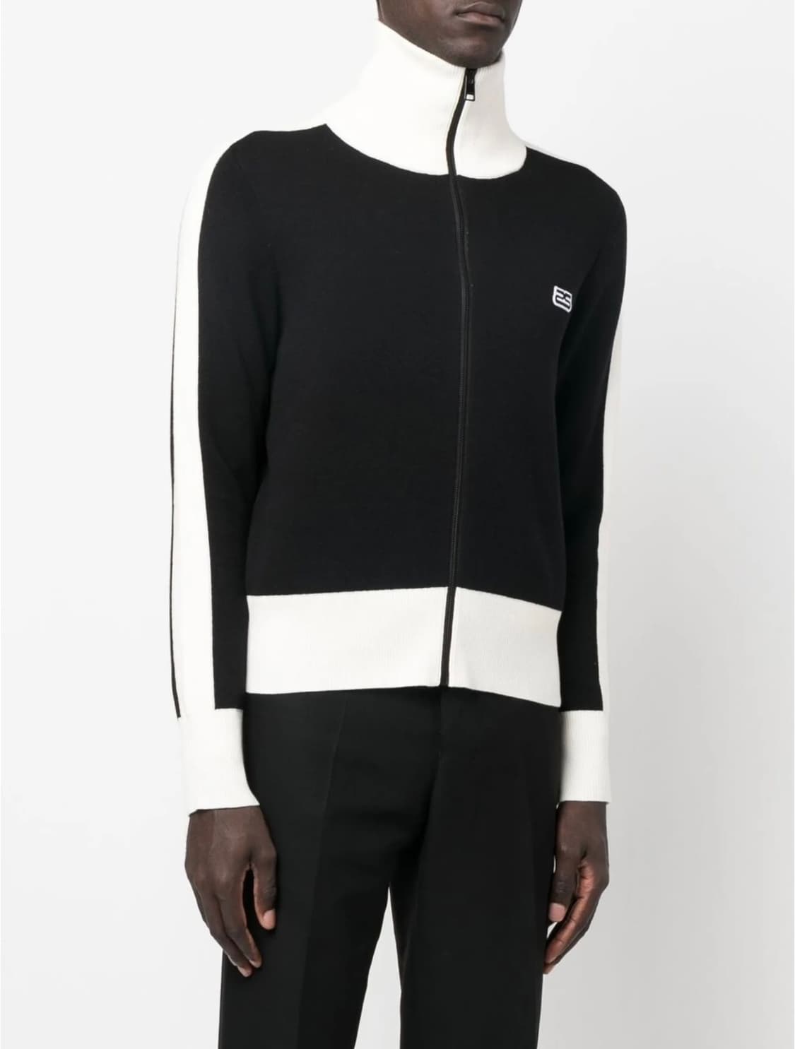 산드로 옴므 로고 집업 스웨터 (M, 새상품) 상품이미지8