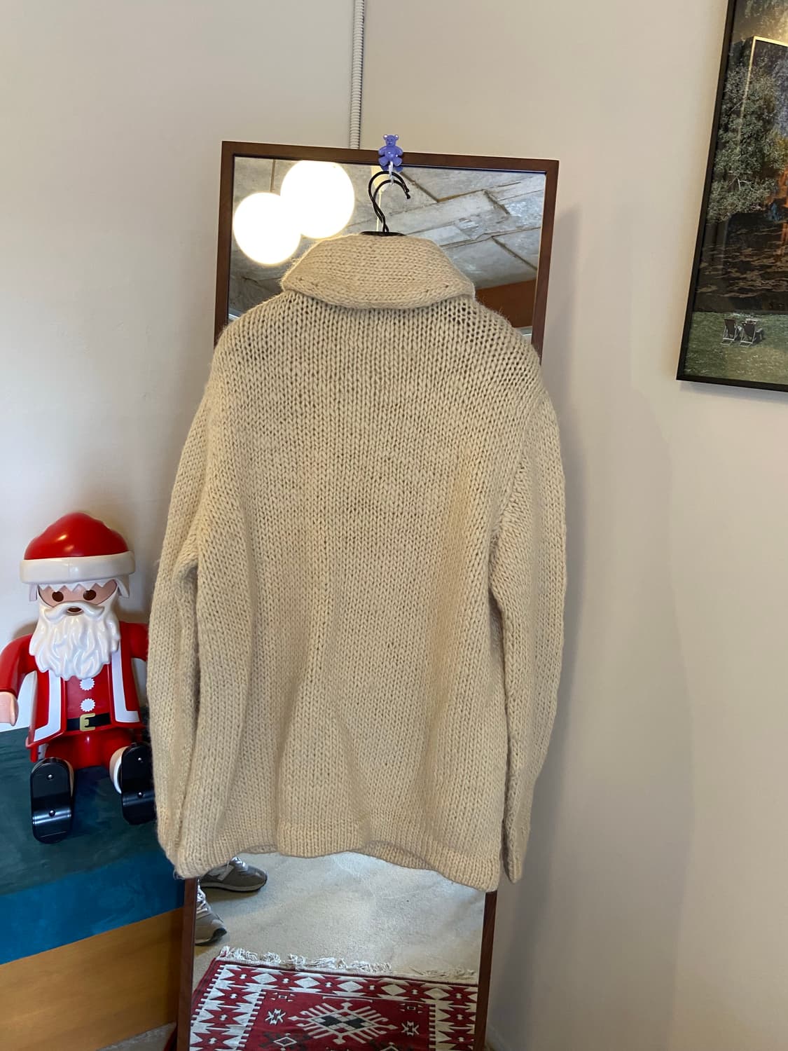 폴로 랄프로렌 아이보리 숄카라 니트 가디건 상품이미지7