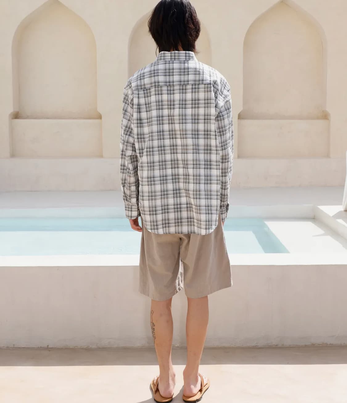 시그니처 오션 브리즈 체크 셔츠 상품이미지2