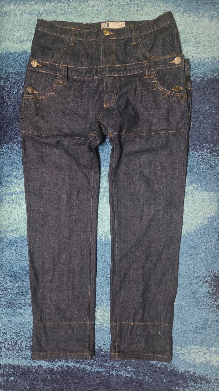 택포)TWN 더블웨이스트 똥주머니 데님 (단추부분 공지필독) 상품이미지1