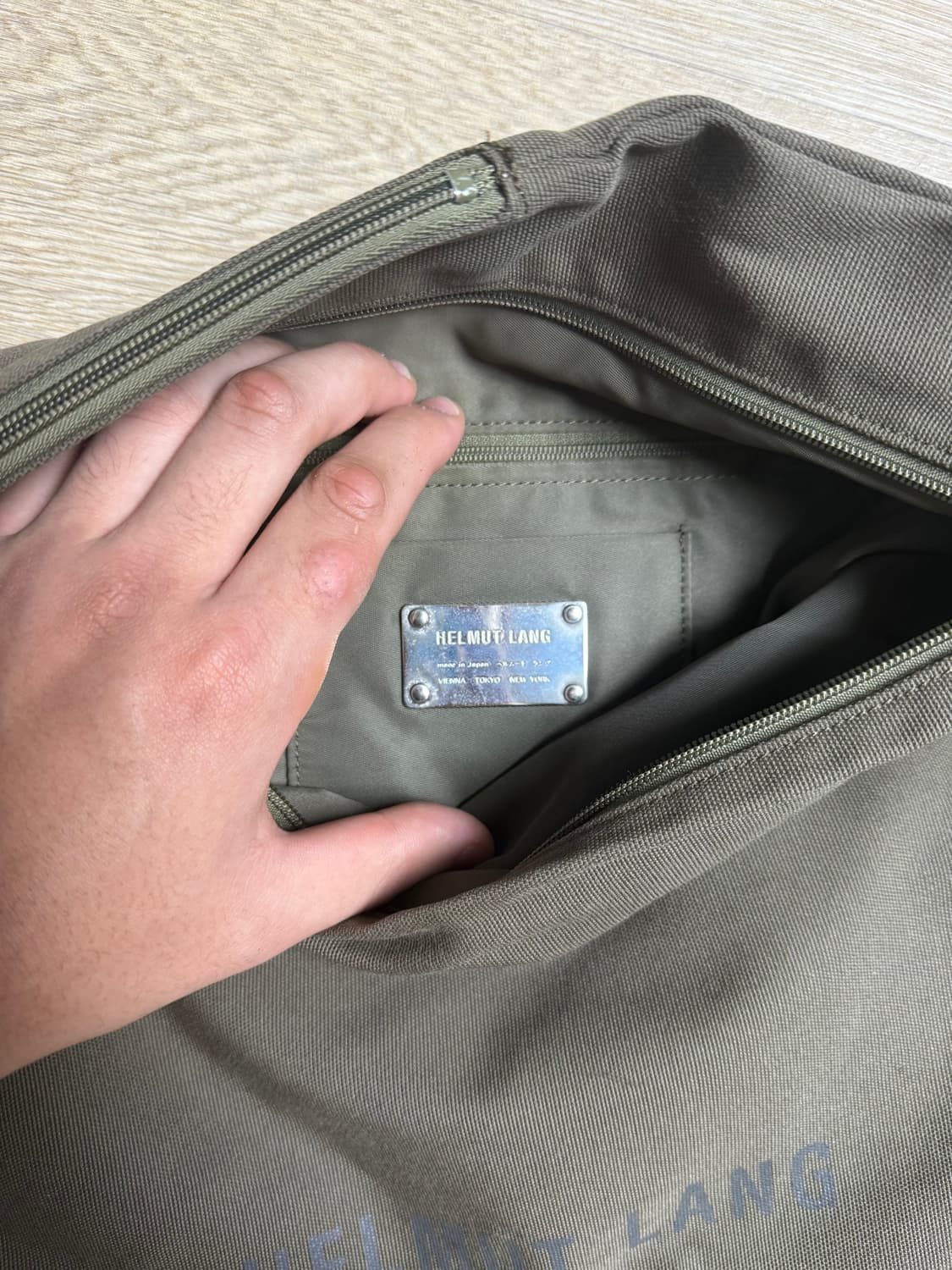 Helmut lang 99ss asymmetrical waist pack 상품이미지2