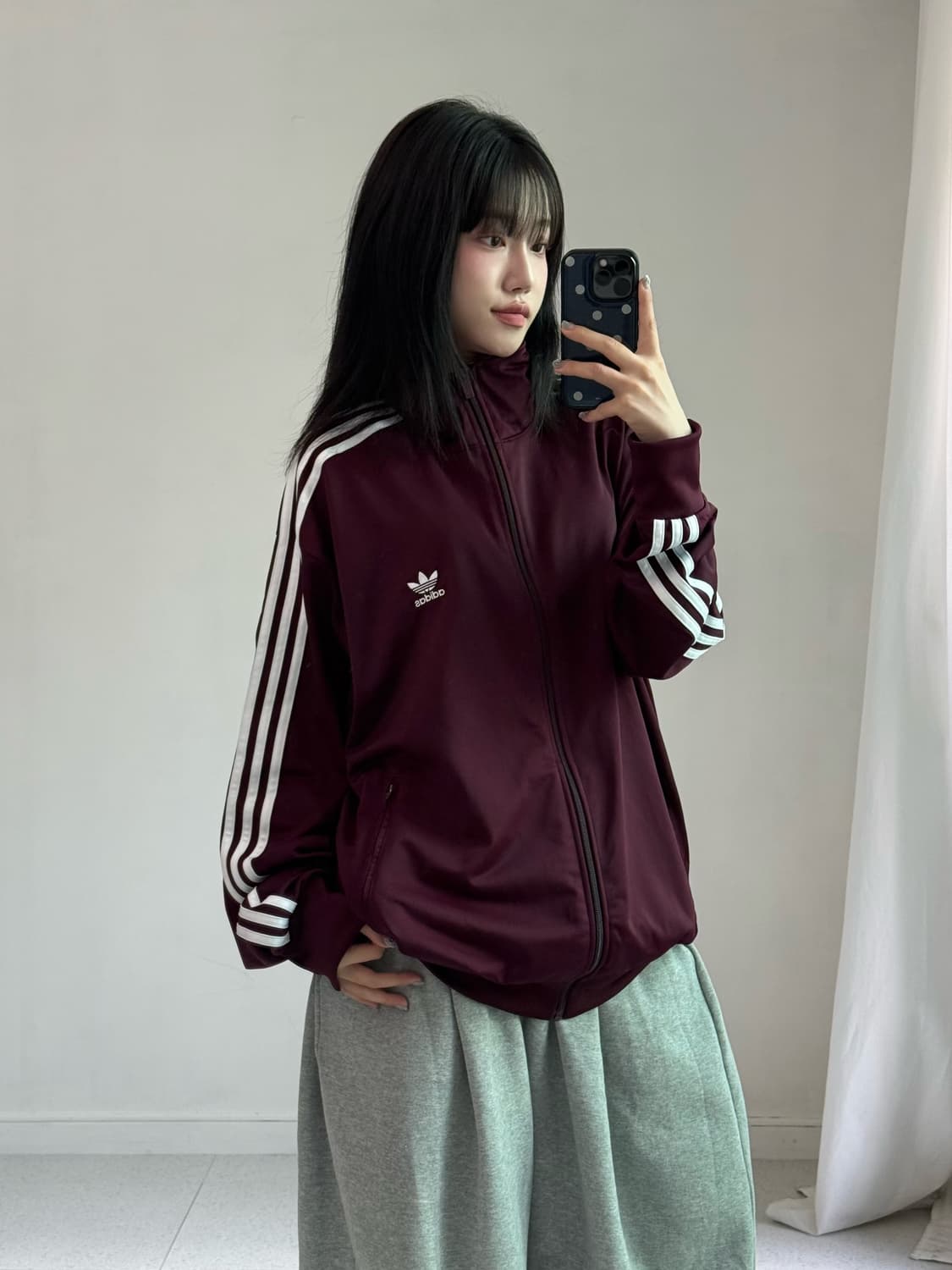 아디다스 버건디 져지 상품이미지2