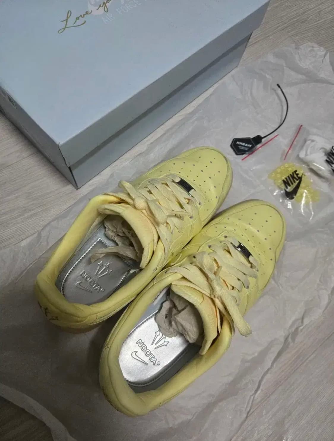 나이키 드레이크 녹타 시트론 에어포스 1 상품이미지2