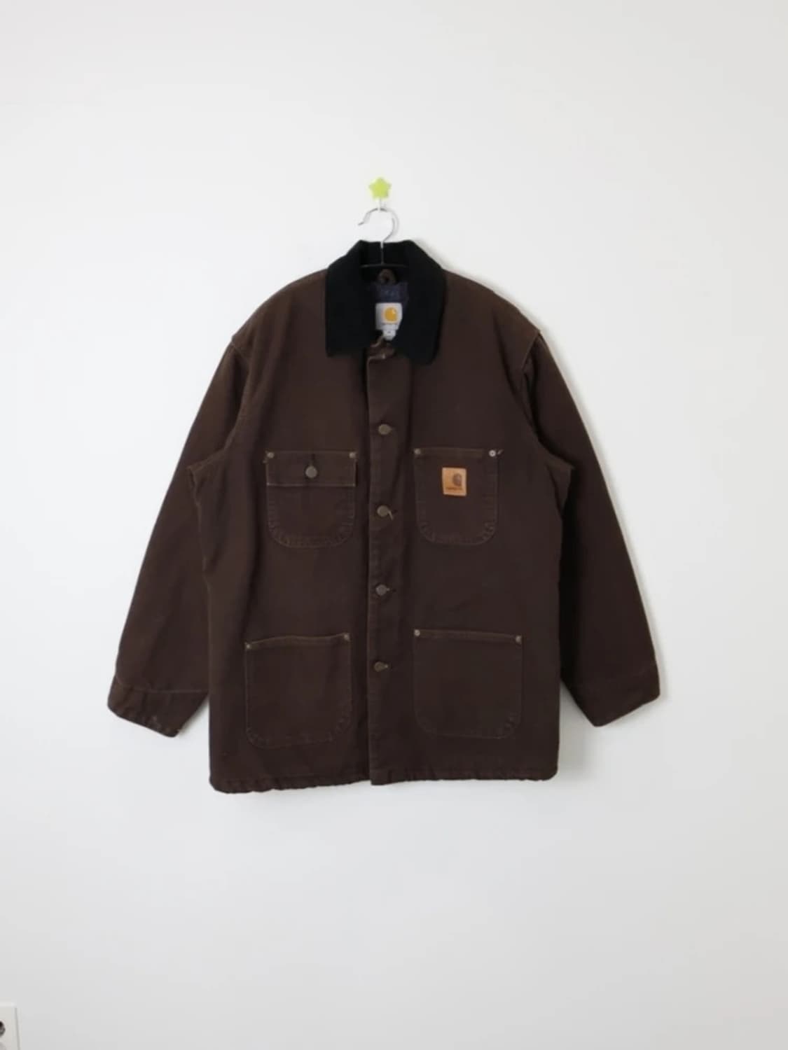 90s Carhartt Blanket Lined Chore Coat 상품이미지4
