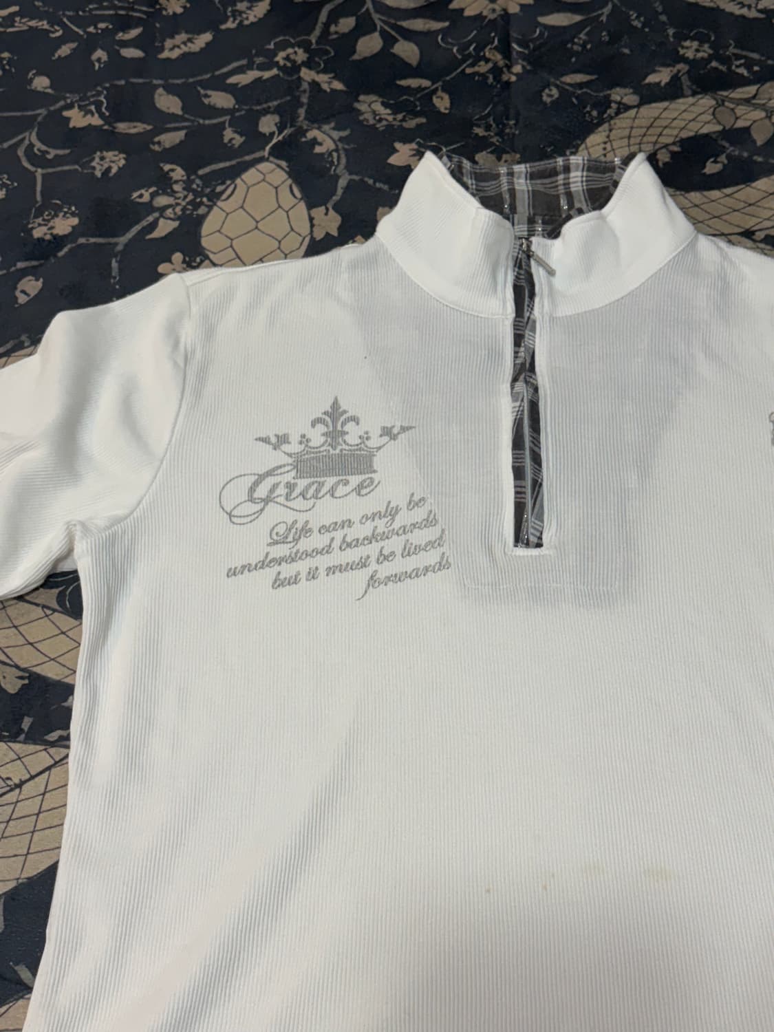 Y2K Layered lettering long sleeve unisex 상품이미지7