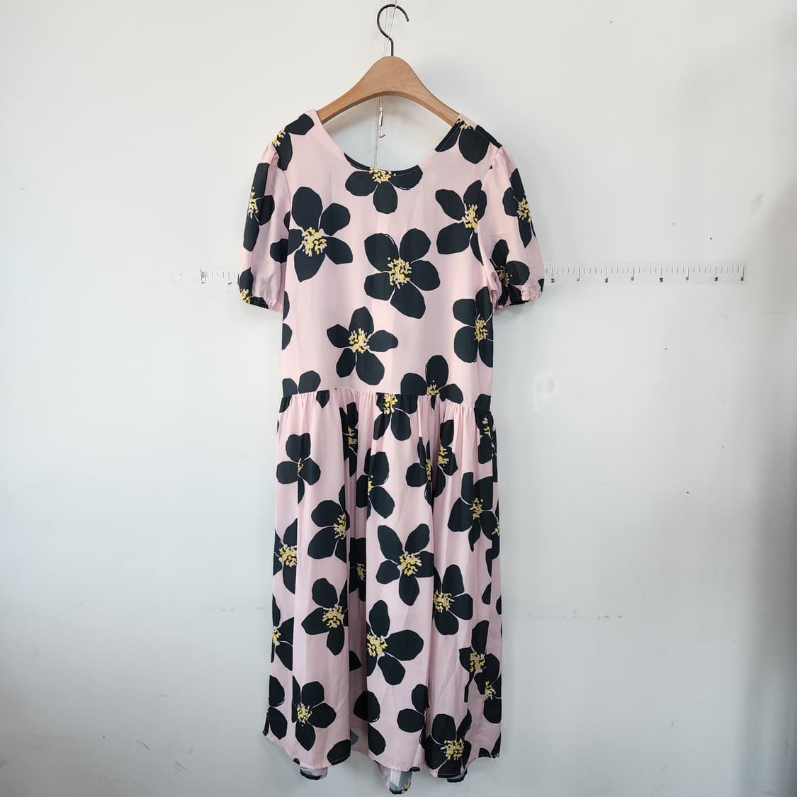 로잘린 핑크 플라워 원피스 상품이미지4