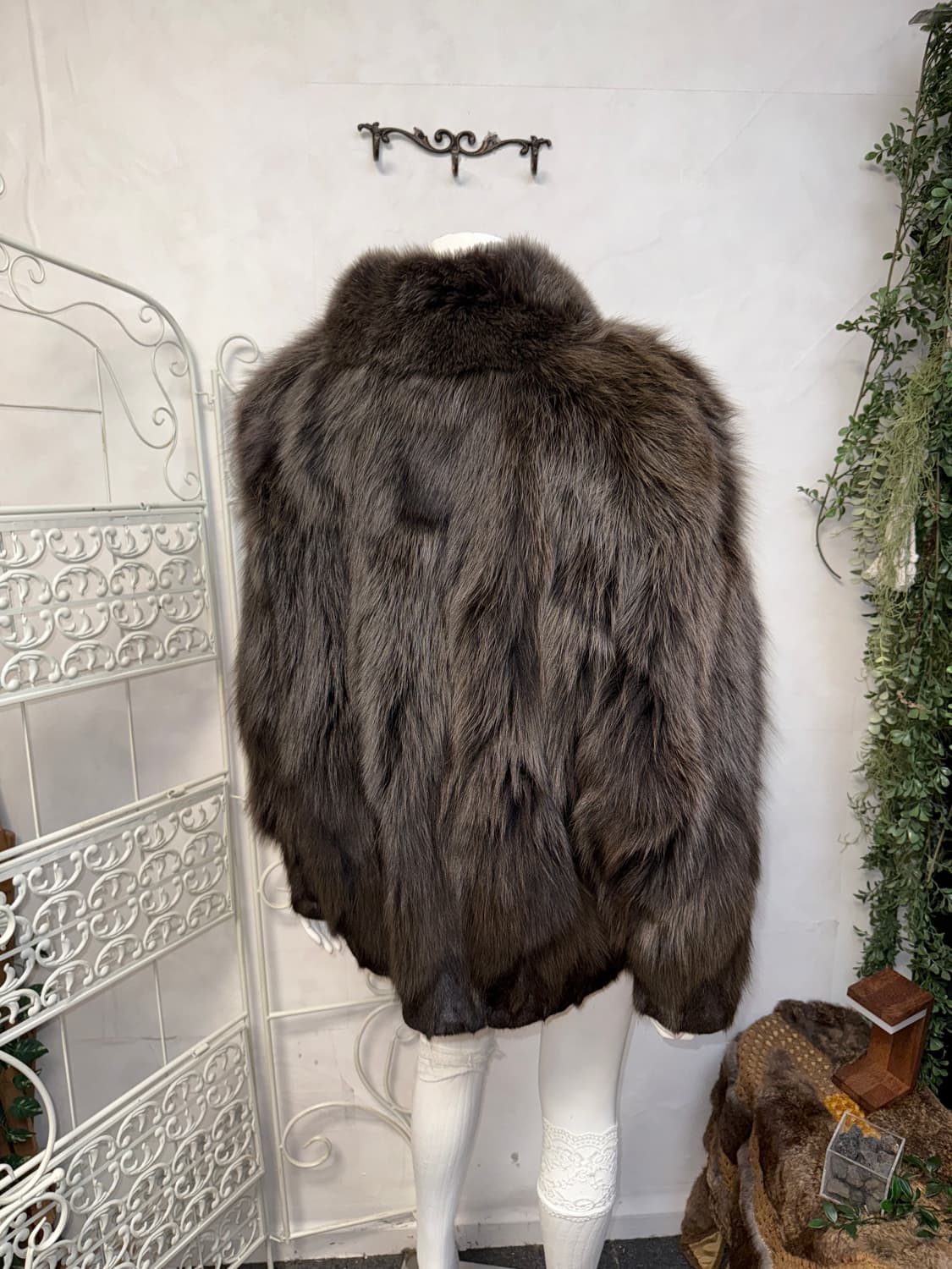 SAGA FOX ash brown fox fur coat jacket  상품이미지7